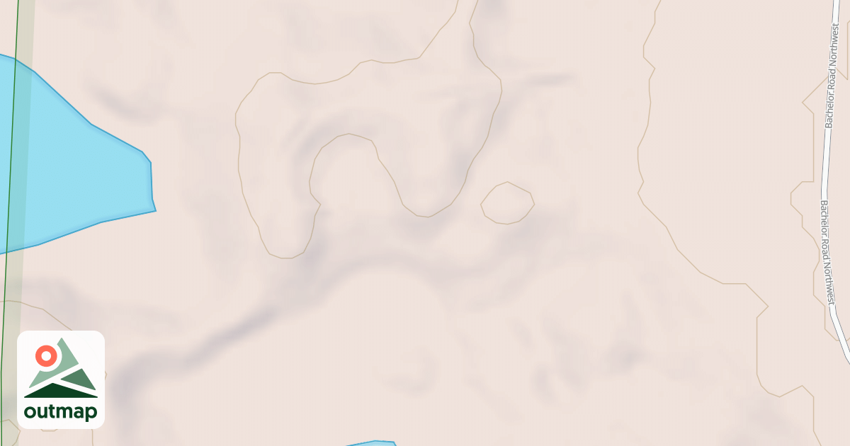 Map of BACHELOR ROAD SPUR 2829