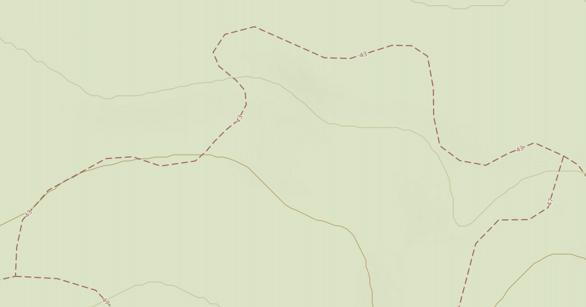 Map preview of Cline Buttes Tr 43