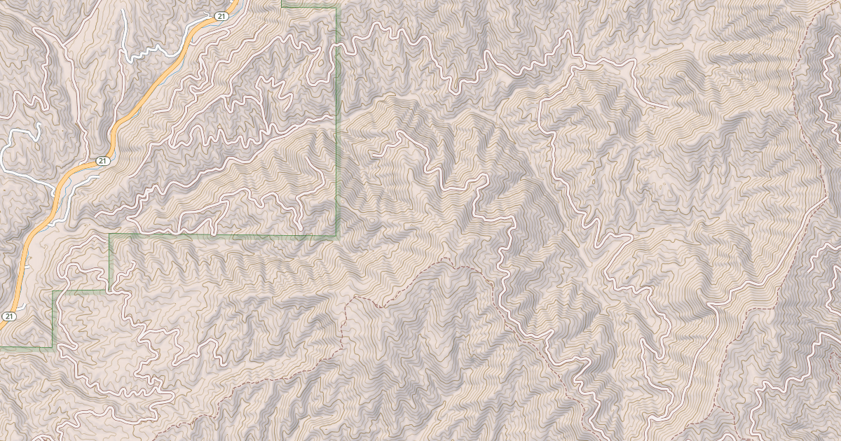 Map preview of BOULDER CREEK
