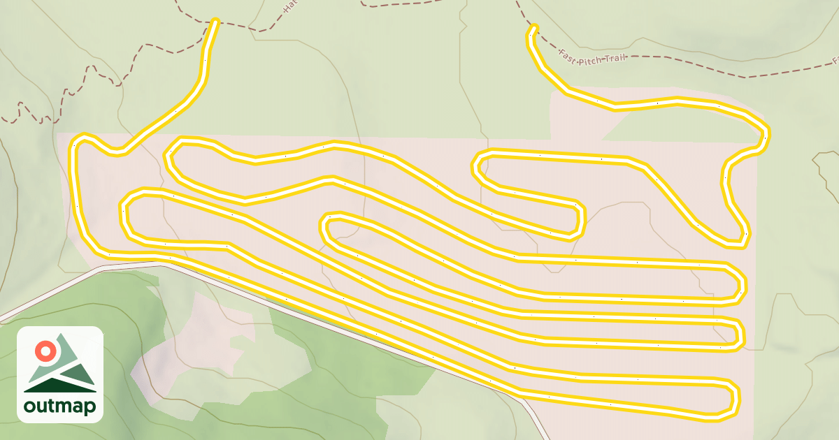 Map of Land of Oz Nordic Trail