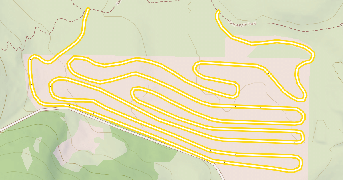 Map preview of Land of Oz Nordic Trail