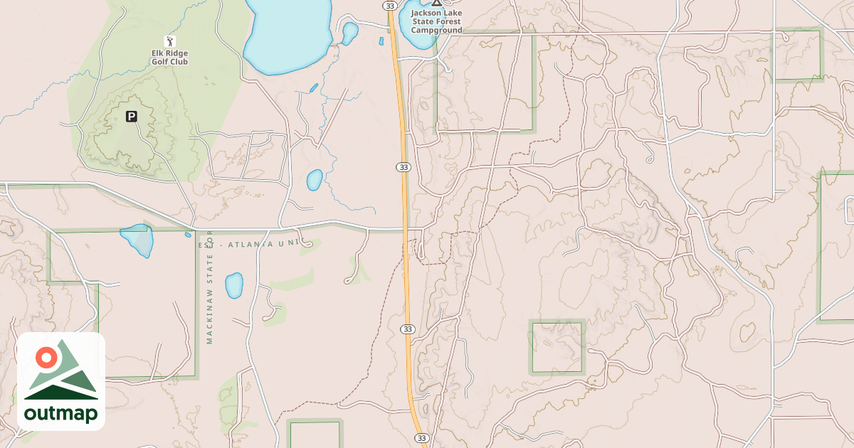 Map of Atlanta To Hunt Creek Mccct