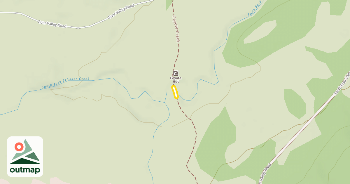 Map of Coyote Creek