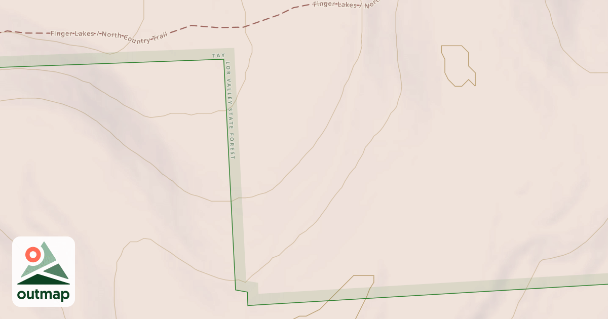 Map of Snowmobile Trail