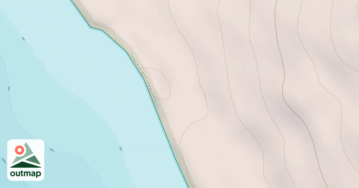 Map of Kizhuchia Creek Road