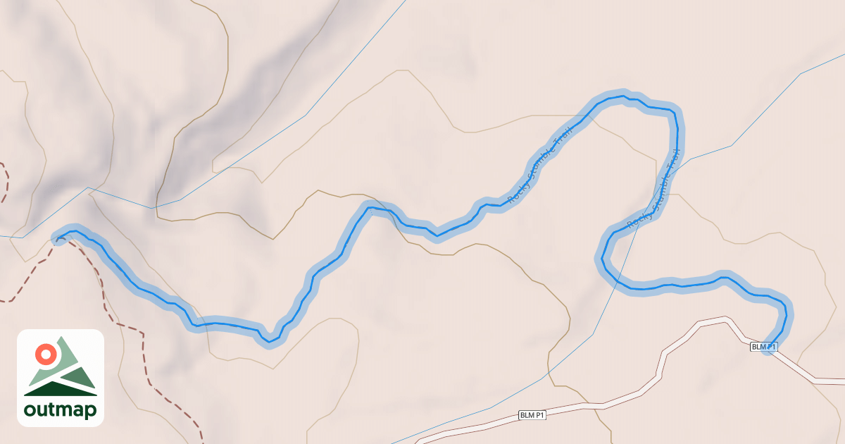 Map of Rocky Stumble Trail