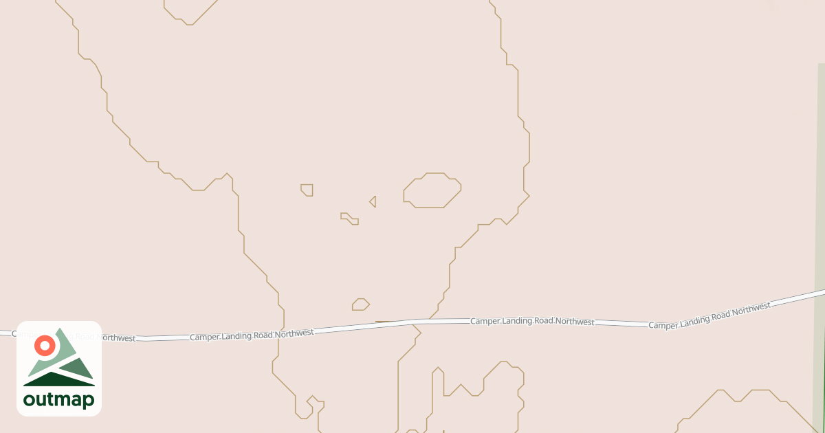 Map of CAMPER LANDING ROAD NORTHWEST