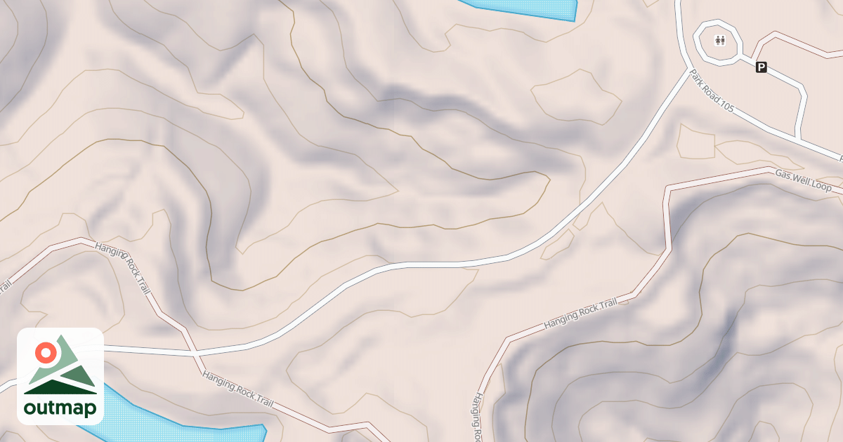 Map of IR HANGING ROCK SPUR A