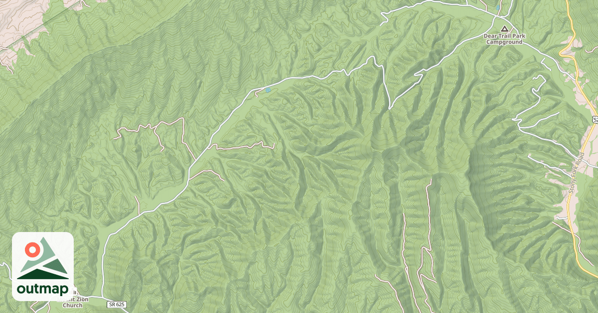 Map of GUILLION FORK