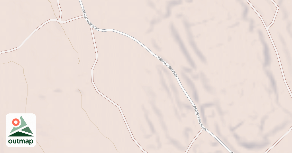 Map of Bloody Skillet ATV Trail