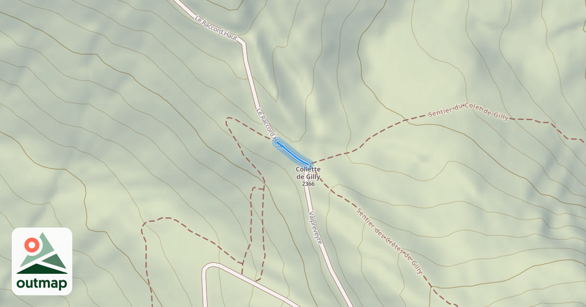 Map of Le Raccord Haut