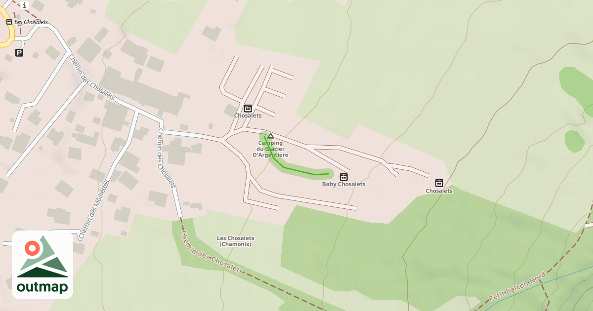 Map of Baby aux Chosalets