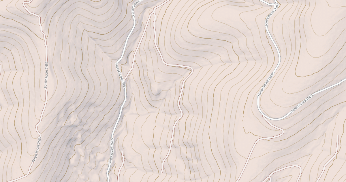 Map preview of USFS Motor Vehicle Use Map Roads {184037CA-8C80-43C8-BFC4-F460873268B6}