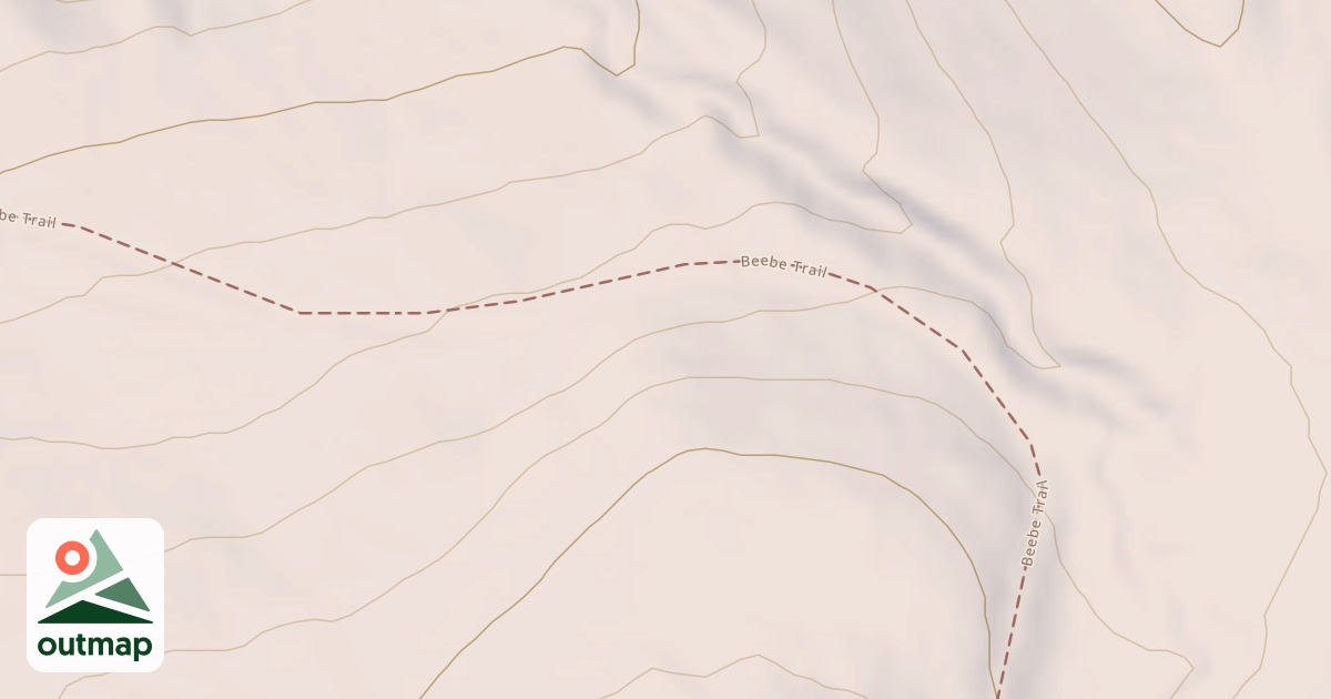 Map of Beebe Trail