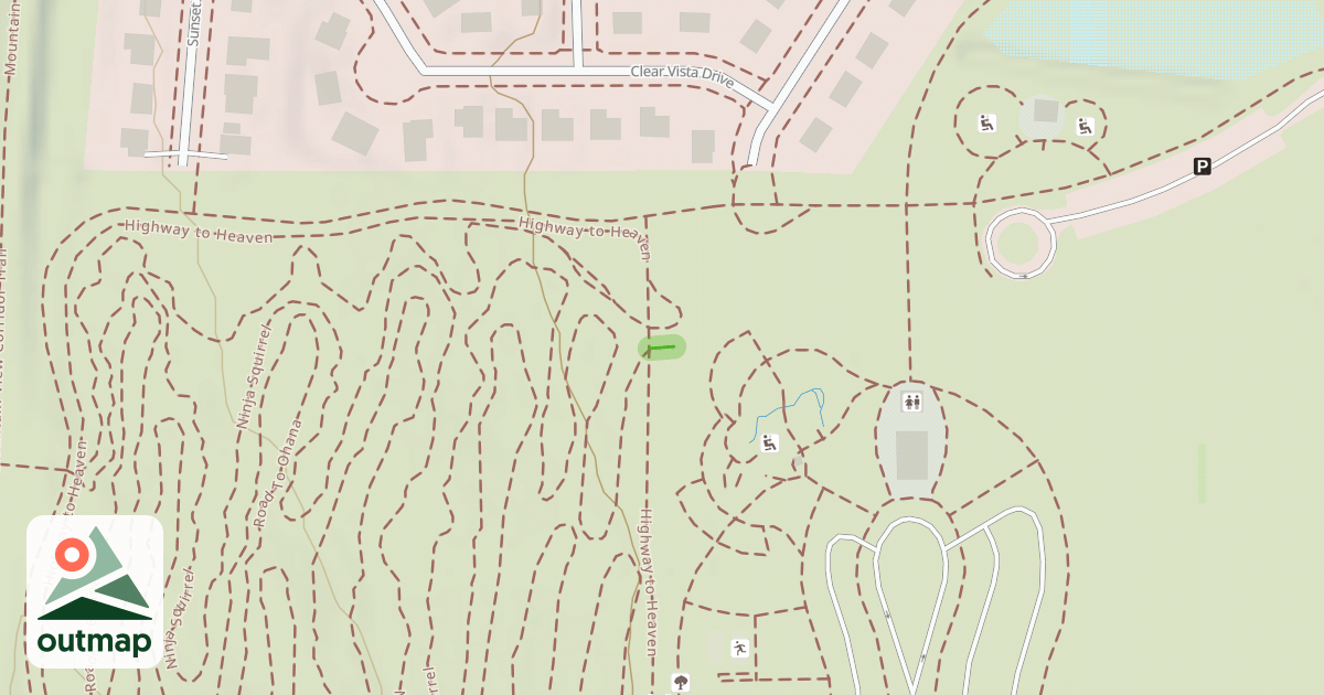 Map of Kiddie Pump Track