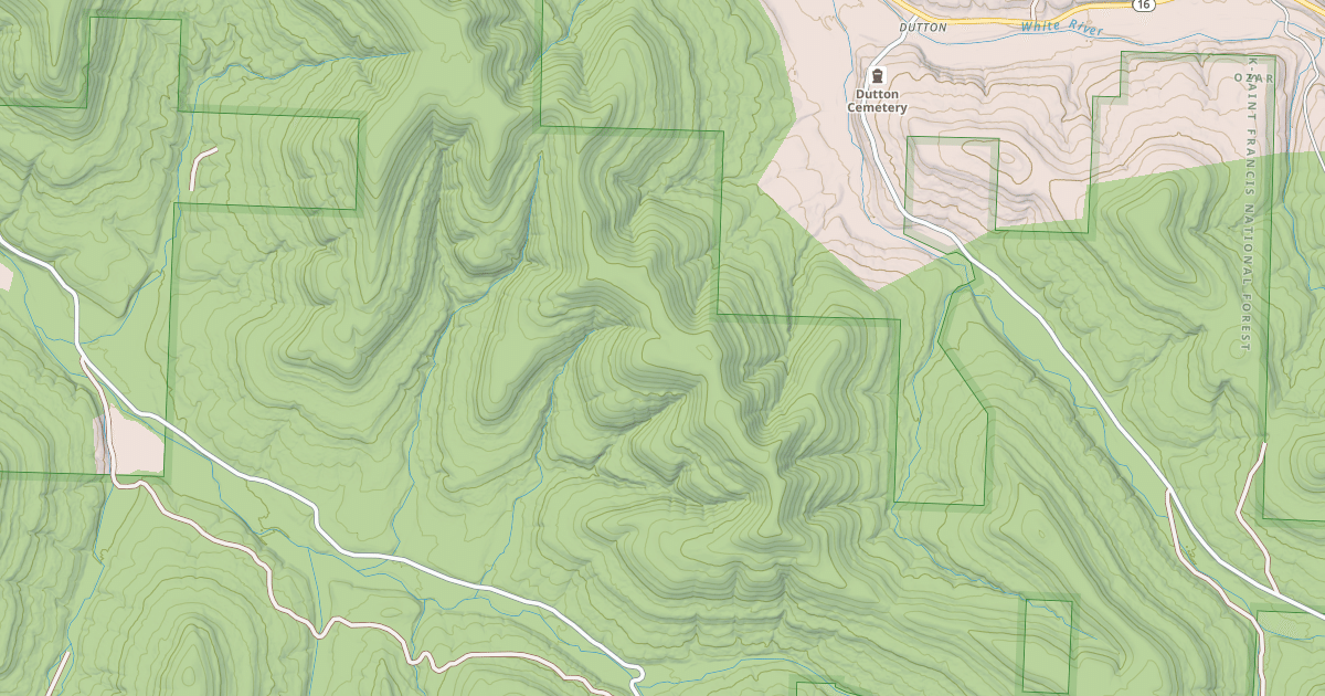 Map preview of USFS National Forest System Roads {ED3B3B9C-A765-4AB8-97AD-0921ABDECEF0}