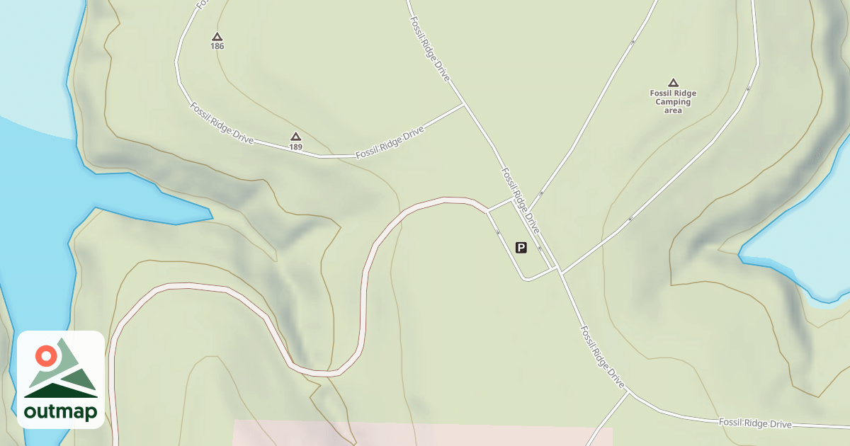 Map of Pee Wee Practice Area