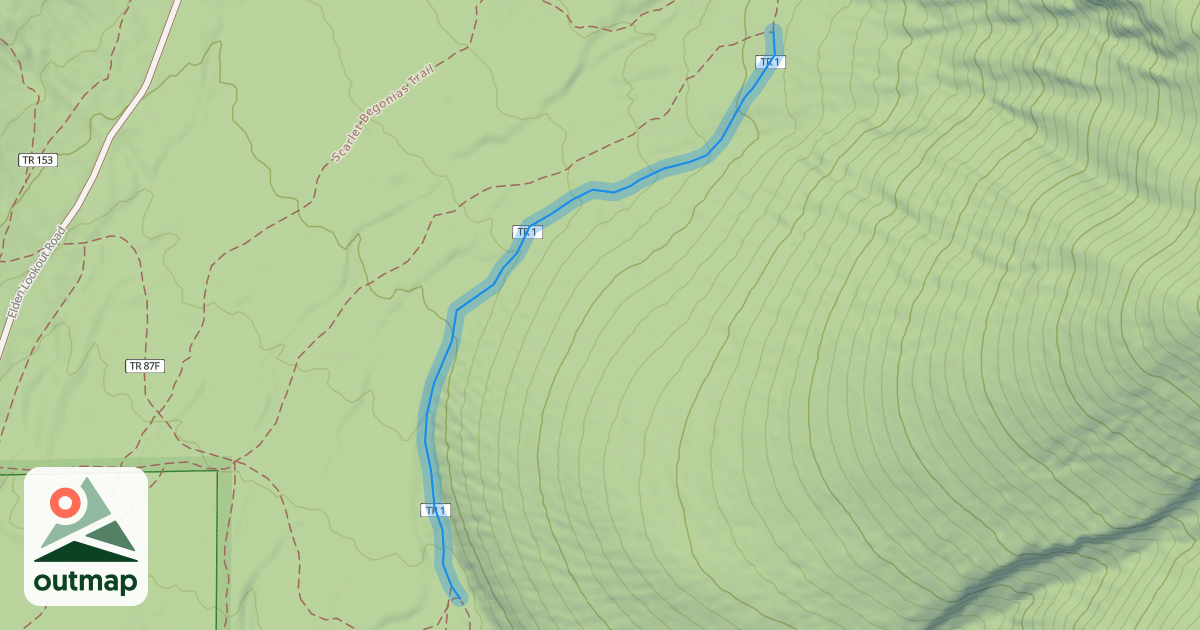 Map of Lower Oldham Trail