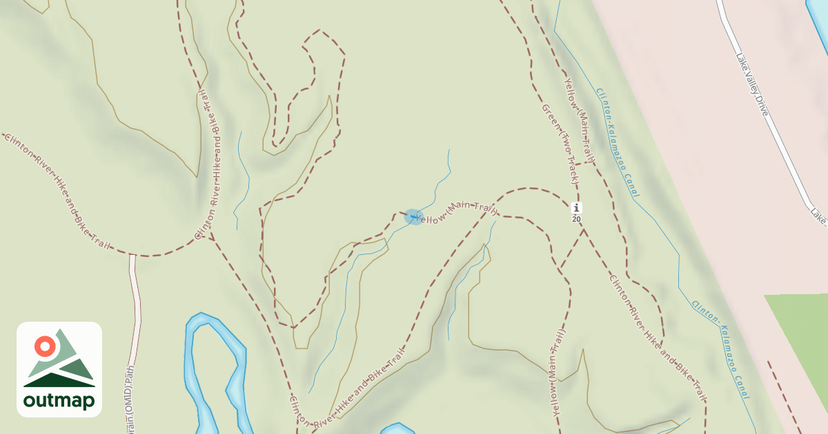 Map of Yellow (Main Trail)