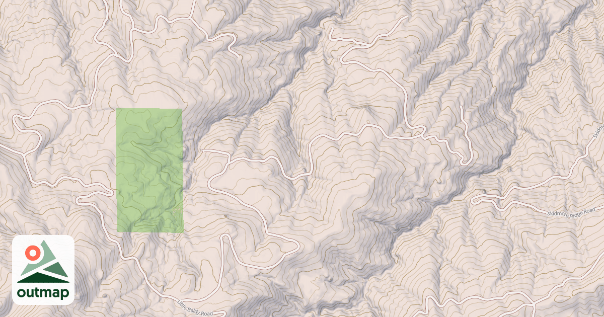 Map of NORTH BUCKHORN