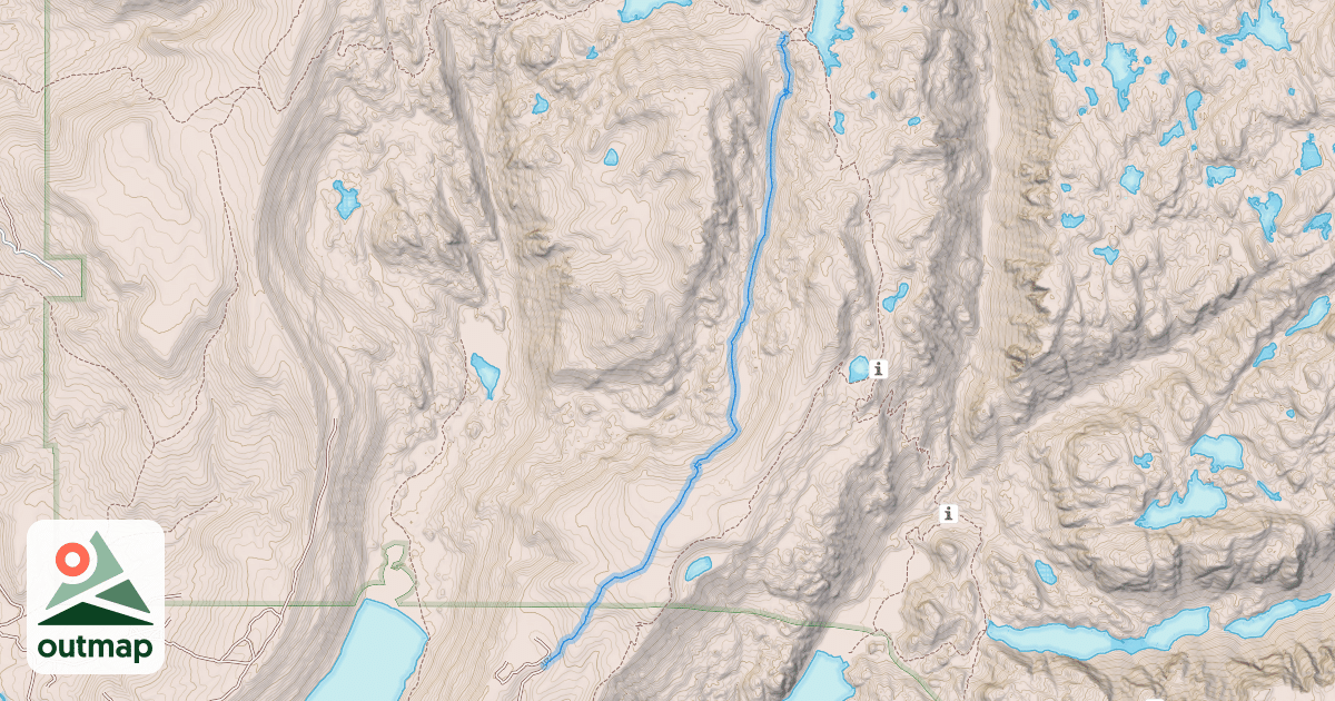 Map of Trapper Lake Trail
