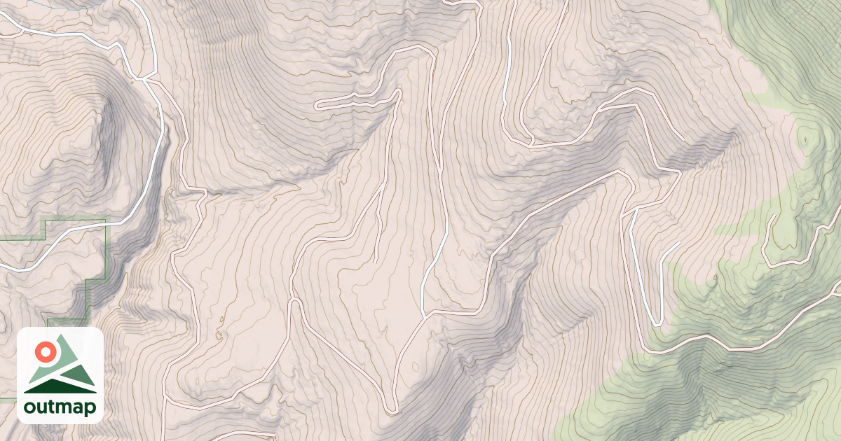 Map of TONASKET MTN/ AENEAS CREEK