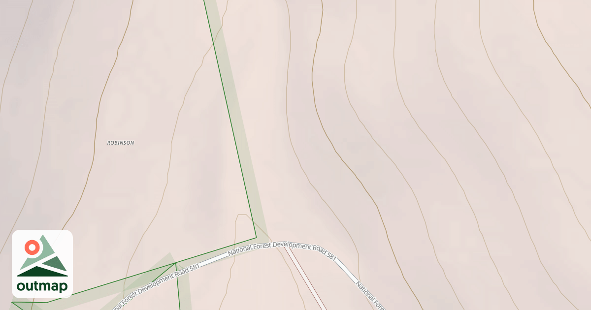 Map of Oliver Spur