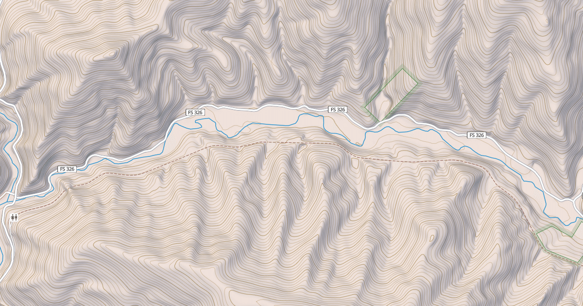 Map preview of LOOP CREEK