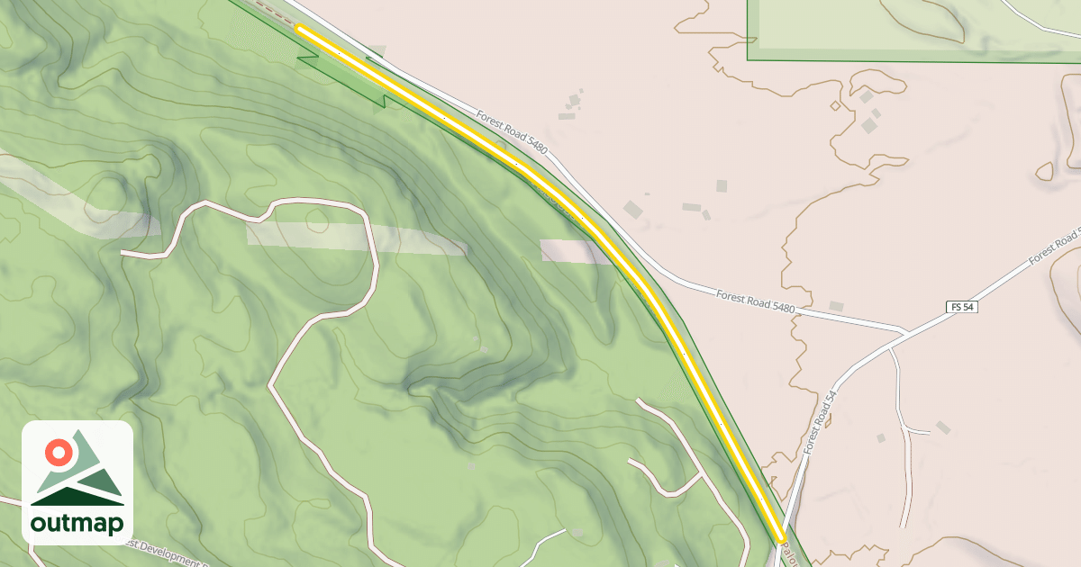 Map of Palouse to Cascades State Park Trail