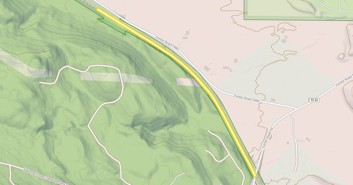 Map preview of Palouse to Cascades State Park Trail