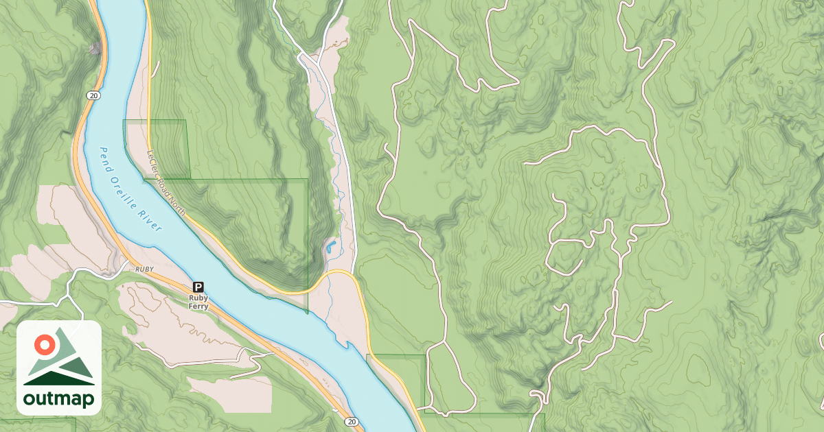 Map of FOURTH OF JULY CREEK