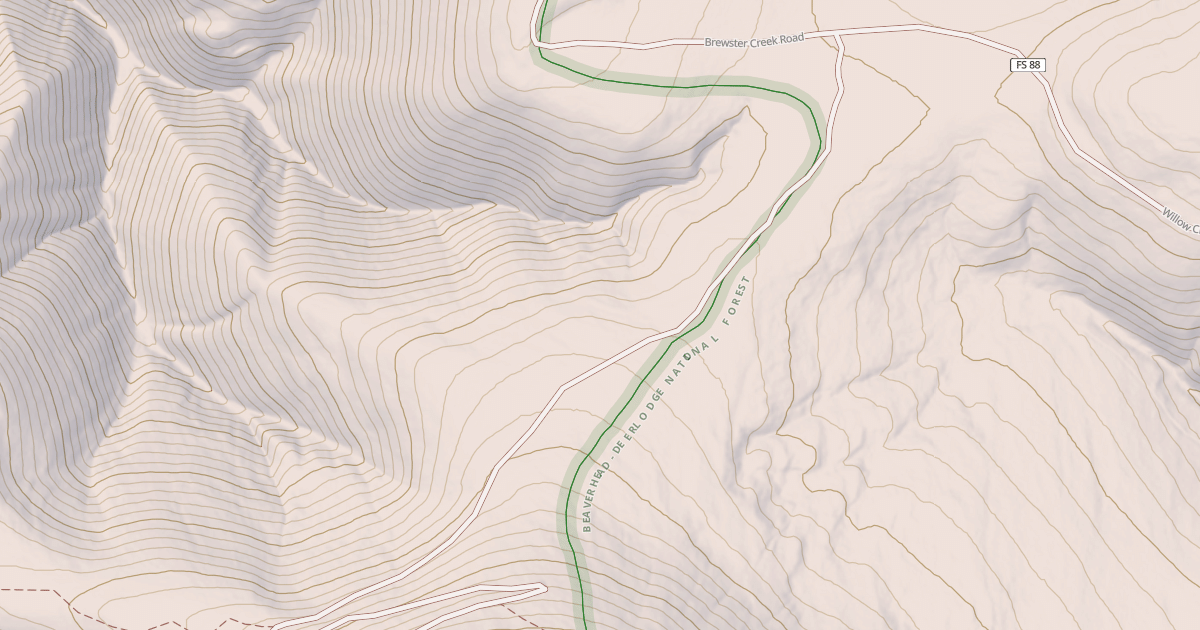 Map preview of RAMONA GULCH