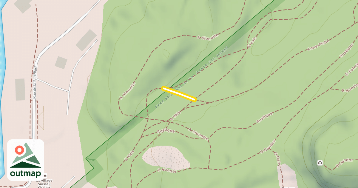 Map of Anne-Piché