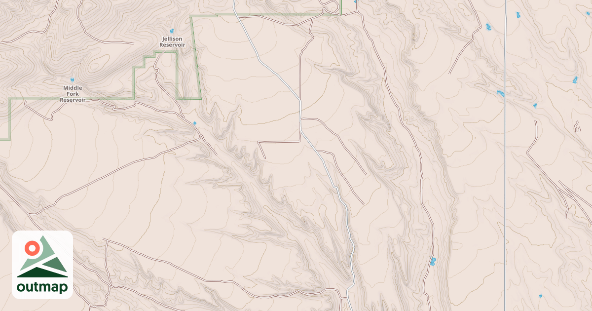 Map of HIGH MOUNTAIN
