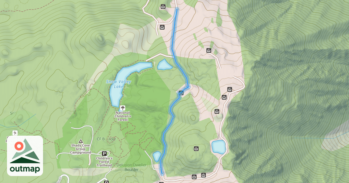 Map of Cat Track