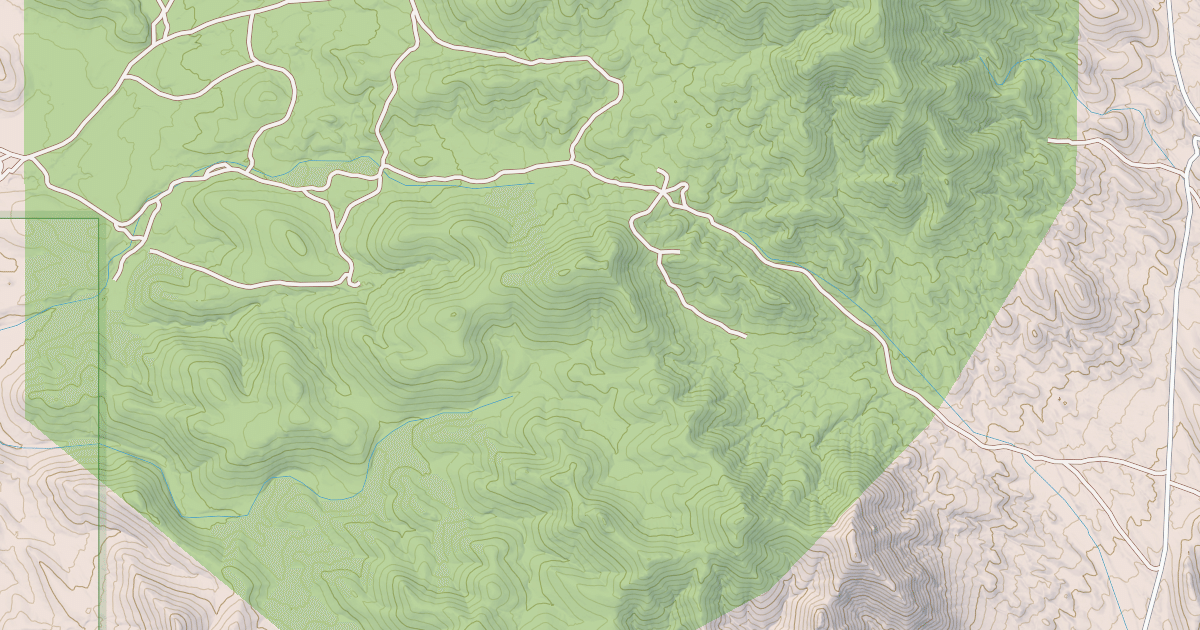 Map preview of FOUR MILE SPRING BYPASS