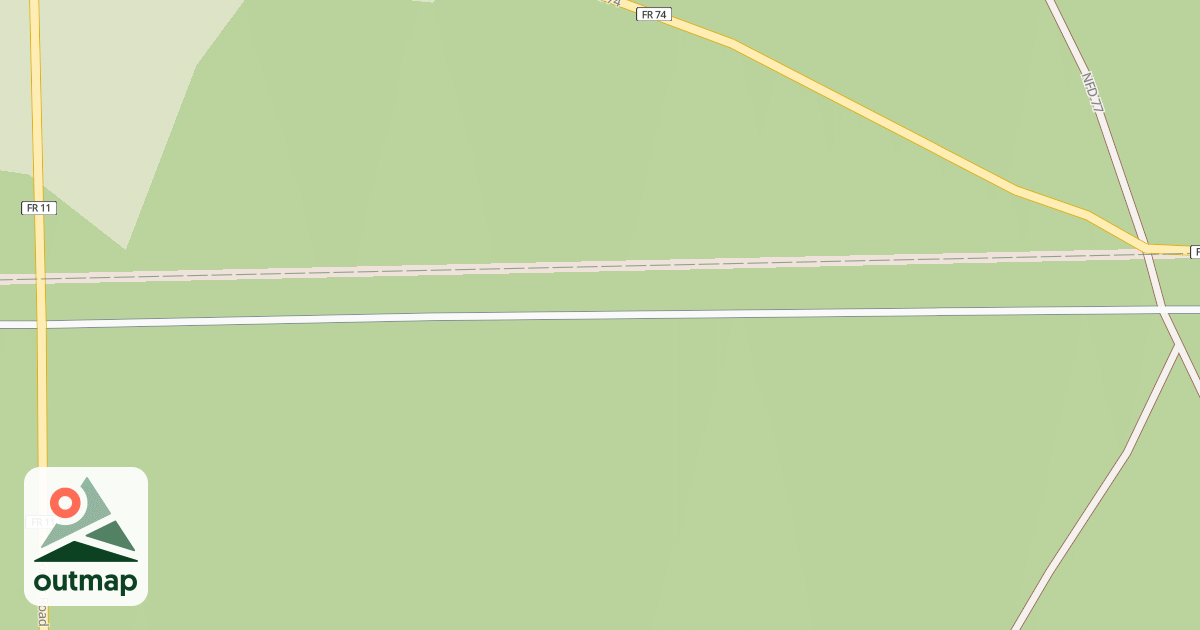 Map of USFS Motor Vehicle Use Map Roads {0A57A350-6D37-4EA8-811B-ACF5B705D3C9}