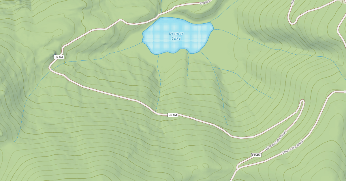 Map preview of DIEMER LAKE