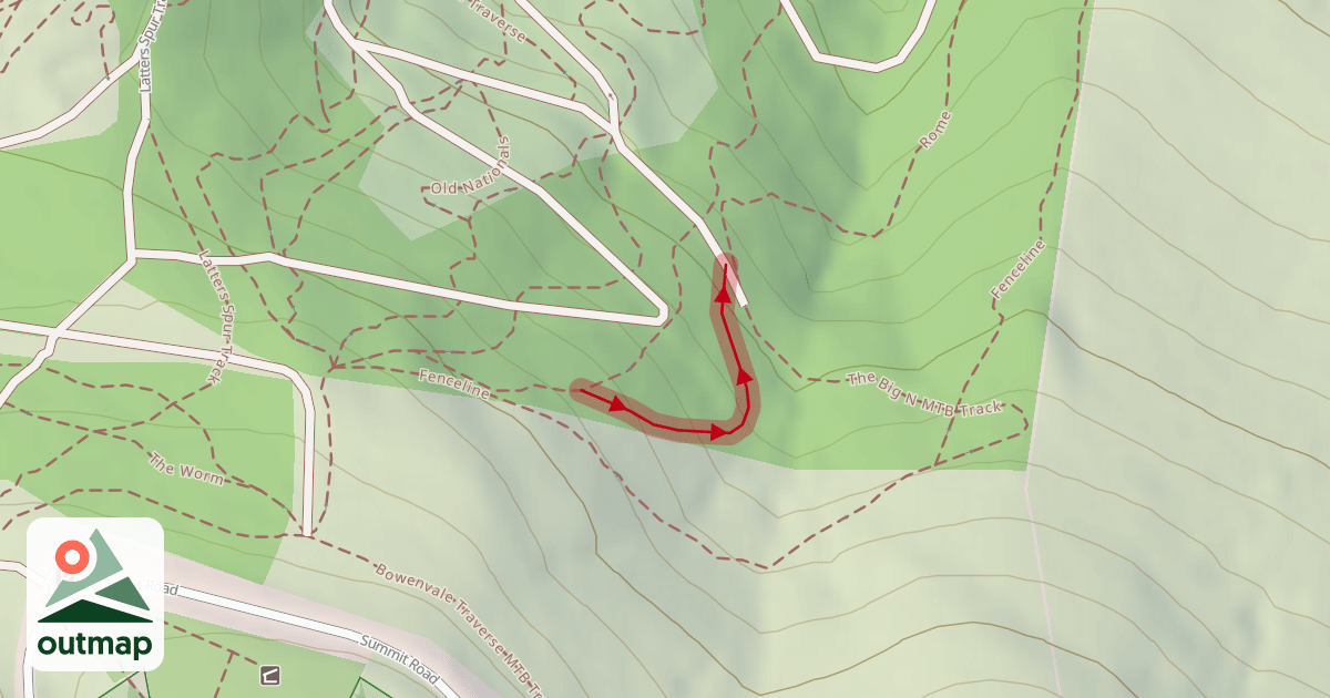 Map of Tilted Sally / Flow Rider
