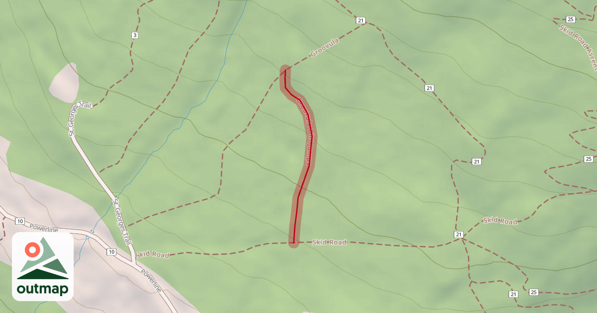 Map of Groovula Dirt Jumps