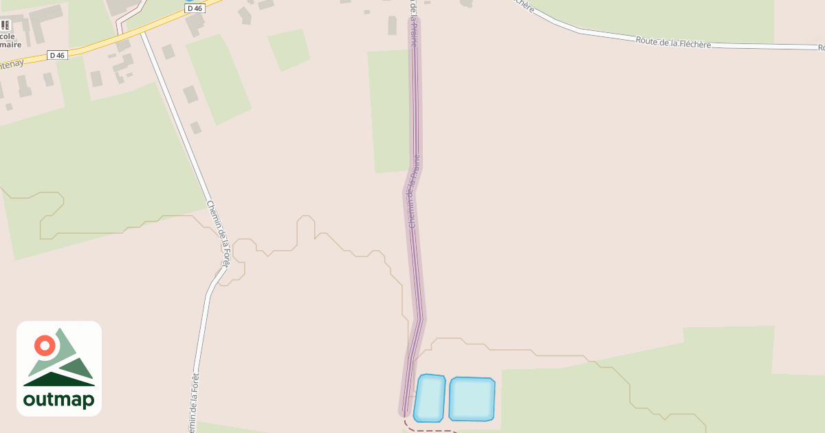 Map of Chemin de la Prairie