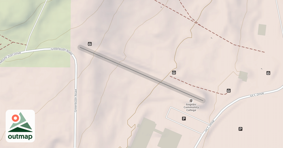 Map of Tubing Hill