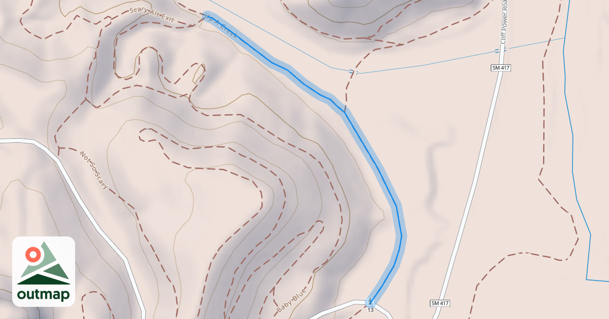 Map of Up A Creek