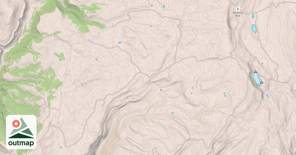 Map of BURNT RIDGE