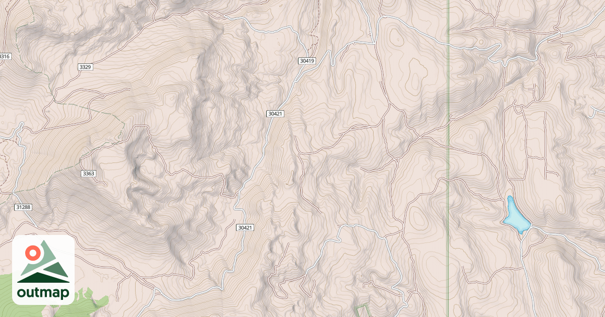 Map of GREEN BASIN
