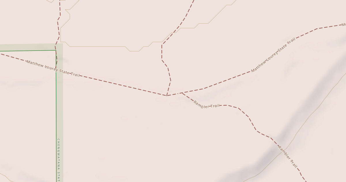 Map preview of Matthew Lourey State Trail