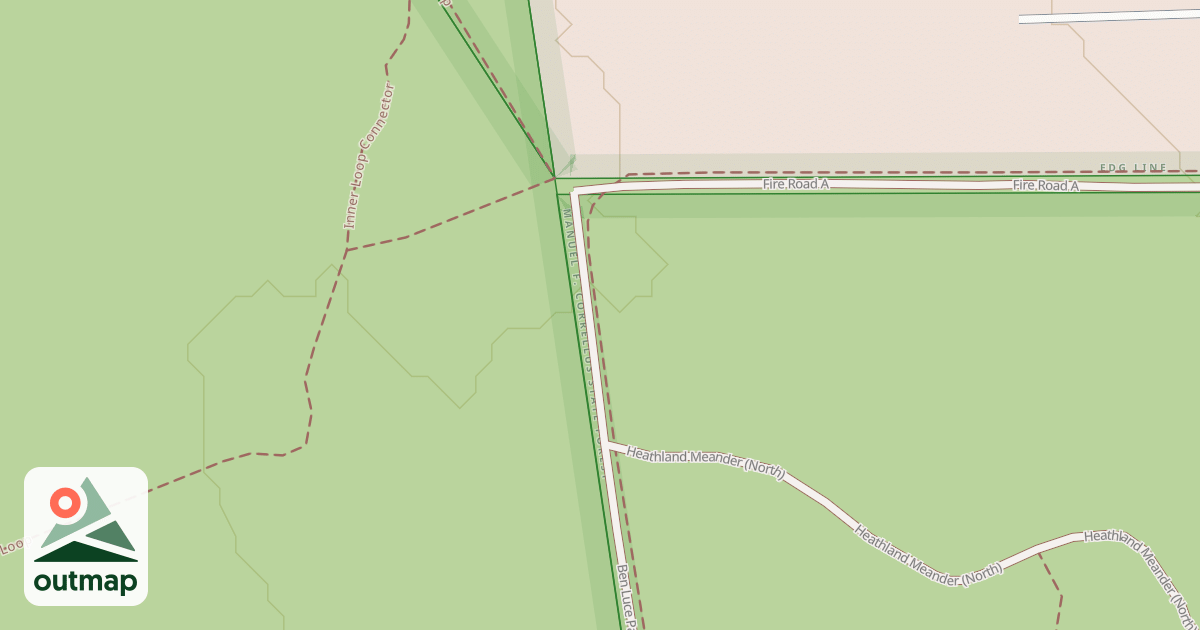 Map of Correllus Bike Path