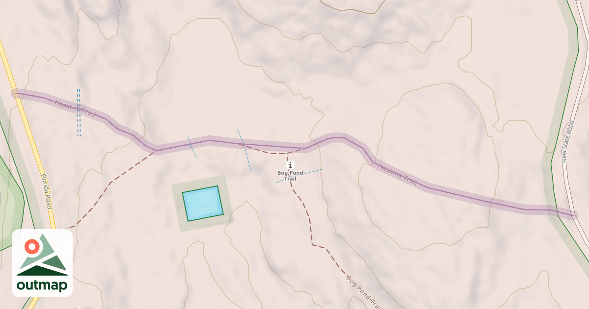 Map of Haskins Trail