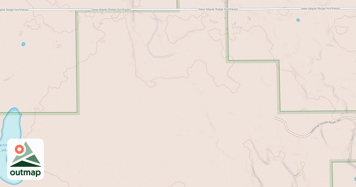 Map of FR 3773 SPUR A