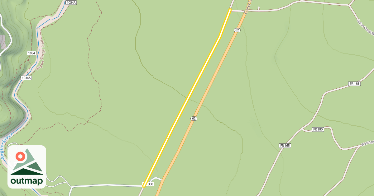 Map of OHV track